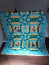 Dětská patchwork deka 120 x 175 cm