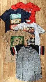 Set 5 chlapeckých trik vel 146-152