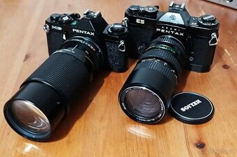 Konvolut fotoaparátů pro sběratele - PENTAX MG, ASAHI PENTAX
