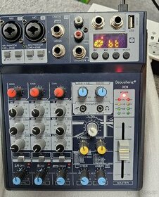 Profi mixážní pult Depusheng DE8 Mini mixer