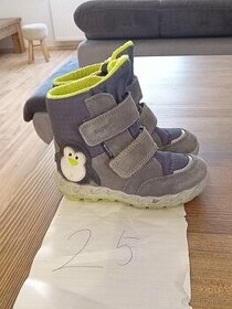 Dětská bota Super fit ,velikost 25 s tučňákem