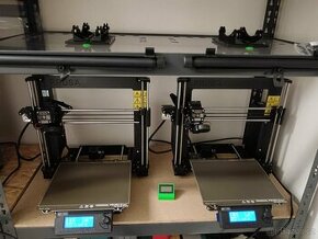 3D tiskárna 2x Prusa i3 MK3S a i3 MK3S+, black edition
