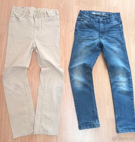 Chlapecké džíny a manžestáky vel.122 - 140 - 1