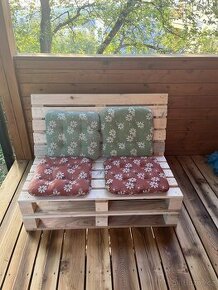 Zahradní lavička z palet, DIY
