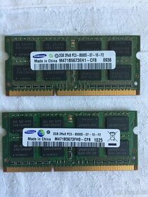Prodam sodimm ram DDR3 2x2gb samsung - 1