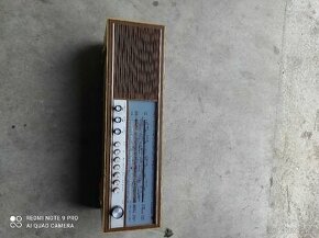 Dřevěné retro rádio - 1