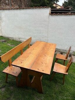 Dřevěný, nábytkový set