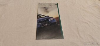 Škoda Fabia 1 – český zkrácený návod k obsluze