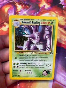 Giovanni’s Nidoking (base set holo)