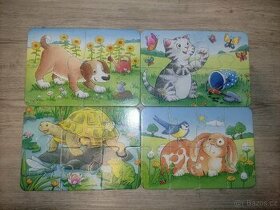 Moje první puzzle 4 obrázky