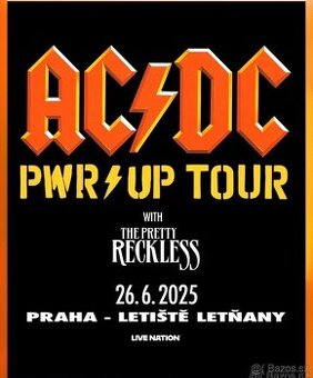 AC/DC 4x VSTUPENKA STÁNÍ U PODIA