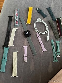 Apple Watch 7 45mm + hodně příslušenství Výměna za telefon