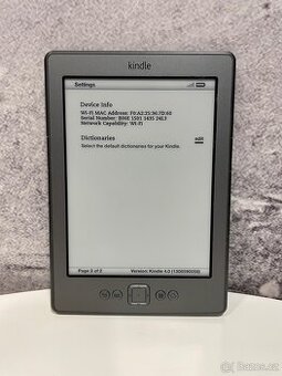 Čtečka knih Amazon Kindle 4.0 B00E
