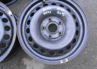 Plechové disky 15",rozteč 5x112,ET 47,šíře 6J, střed 57,1