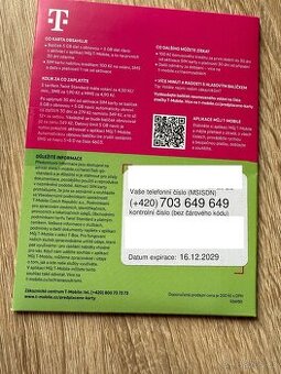730 821 821 - 730 823 823 a další SUPER ČÍSLA + data ZDARMA