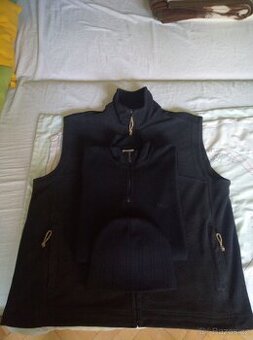 THERMO triko ODLO,FLEECE vesta,ČEPKA