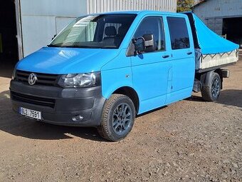 VW Transporter T5 valník 6 míst 103 kW