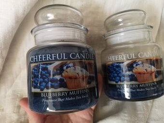 svíčka Cheerful Candle Blueberry Muffins