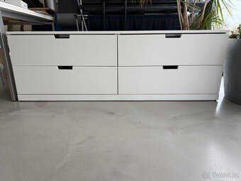 Komoda Ikea Nordli, 4 zásuvky, bílá