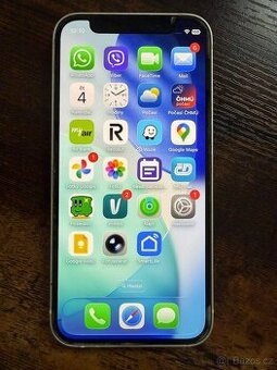 iPhone 12 mini 64GB bílý v krásném stavu Apple malý telefon
