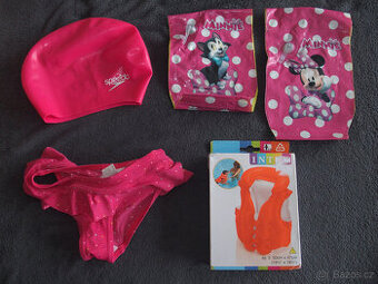 Prodám věci na plavání 3-6let - 4ks=100Kč