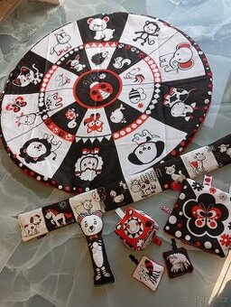 kruhová deka s beruškou veliká 90cm + hračky