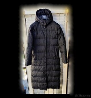 Dámský dlouhý péřový kabát