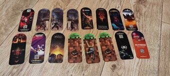 Záložky s herním motivem