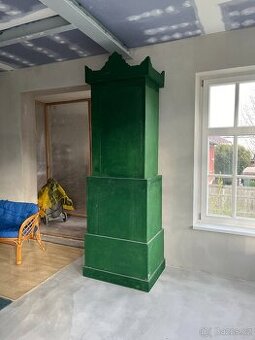 Kachlová kamna - maketa