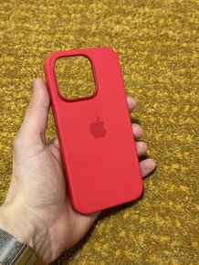 iPhone 14 pro silikonový kryt červený