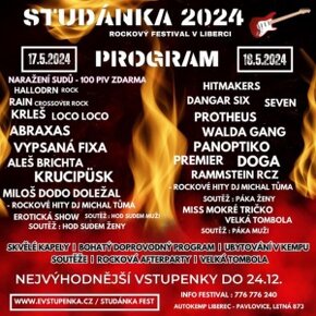 Studánka fest 2024 - celofestivalová vstupenka