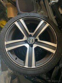 Alu kola 17” 4x100 a letní pneu 205/45/R17 Fulda