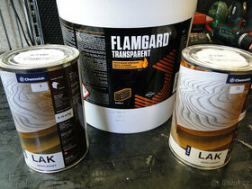 Flamgard Transparent - protipožární nátěr na dřevo průhledný - 1