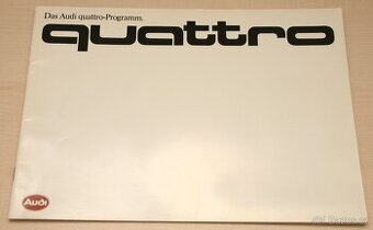 Prospekty Audi quattro (1985/1990/2005)