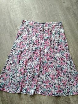 Marks&Spencer dámská letní sukně s viskózou.Velikost 48.