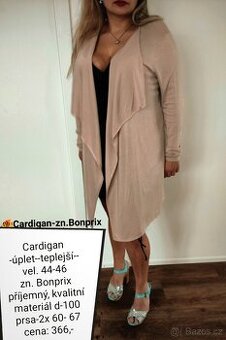 Cardigan -vel.44-46,zn.Bonprix, Nové