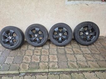 ALU kola 5x100 R14 pneu  Barum 185/60 R14 Škoda fabia