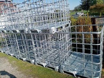 IBC klece pěkné zánovní pozink plast vhodné na cokoliv - 1