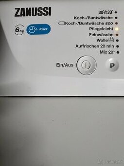 moderní pračka Zanussi, 6 kg, 1200 ot.