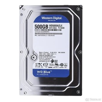 Pevný disk 3,5" Western Digital Blue 500GB (WD5000AZLX)