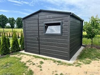 Plechová garážová zahradní bouda 2,5x2,5