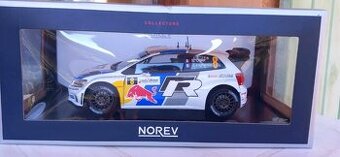 Vw volkswagen Polo wrc 1:18 Ogier, asfalt,rally, Norev - 1