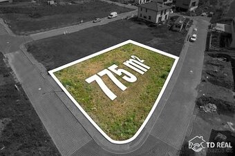 Prodej stavebního pozemku 775 m2 - Střelice, ev.č. 00956 - 1