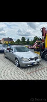 MB w220 s320 benzin 1998 na náhradní díly jako celek