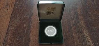 2000 Kč Rok 2000 konec milénia, bimetalová mince.