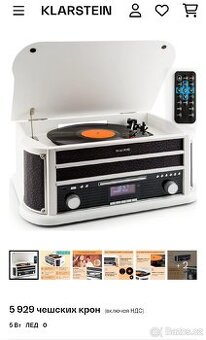 Belle Epoque 1908 DAB gramofon, DAB +, bluetooth