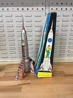 Stará hračka Raketa ,ne Ites, kdn