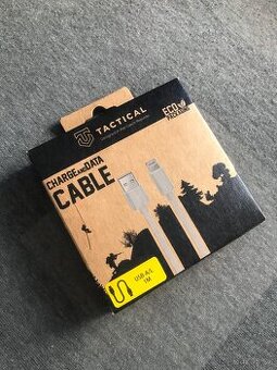 Kabel USB Lightning - 1 metr - bílý - Tactical