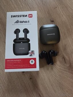 Bezdrátová sluchátka Swissten AluPods 2