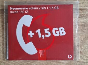 NOVÁ Vodafone SIM karta
